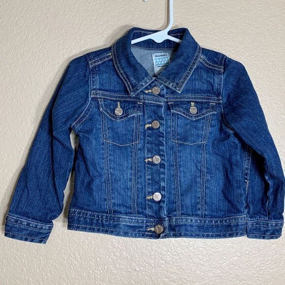 Old Navy toddler girl jean jacket size 2T‎ - Picture 1 of 6